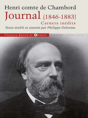 cover image of Journal du Comte de Chambord (1846-1883)